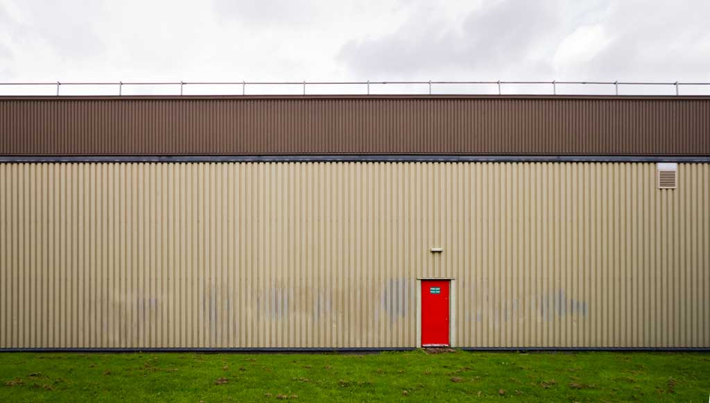 Boring industrial building in Surrey